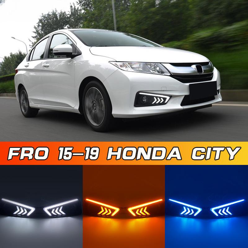 Совместимые Дневные Ходовые Огни для Honda City 2015-2019 Daytime Running Lights [Set Price]