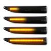 Dynamic LED Side Marker Lights Turn Signal Lamp Sequential Blinker 12V Amber For 2002-2008 BMW E65 E66 E67 745i 750i 760i