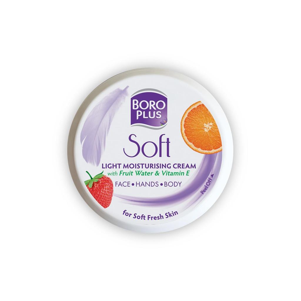 BoroPlus Soft Light Moisturising Cream 100 Ml Pack of 1 For Face Hands Body 24 Hour Hydration