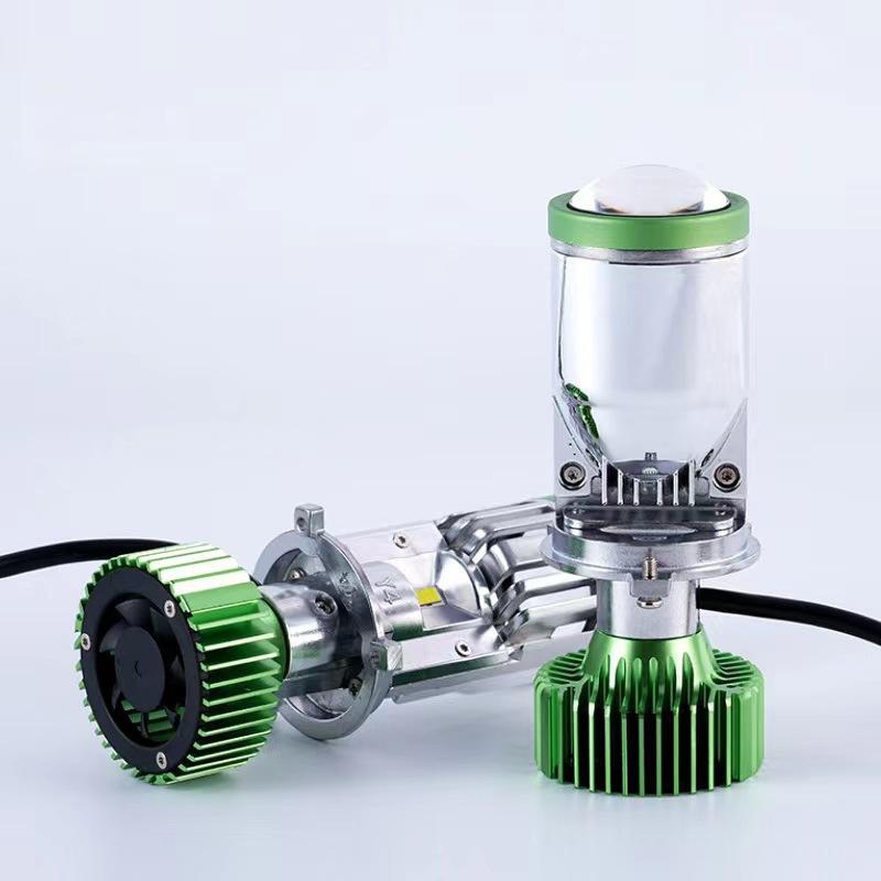 

Y4 Lens H4 Far And Near Integrated Headlight Double Light, Super Bright 50W Car Led Headlight Y4 Fisheye Headlight Y4 H4 single