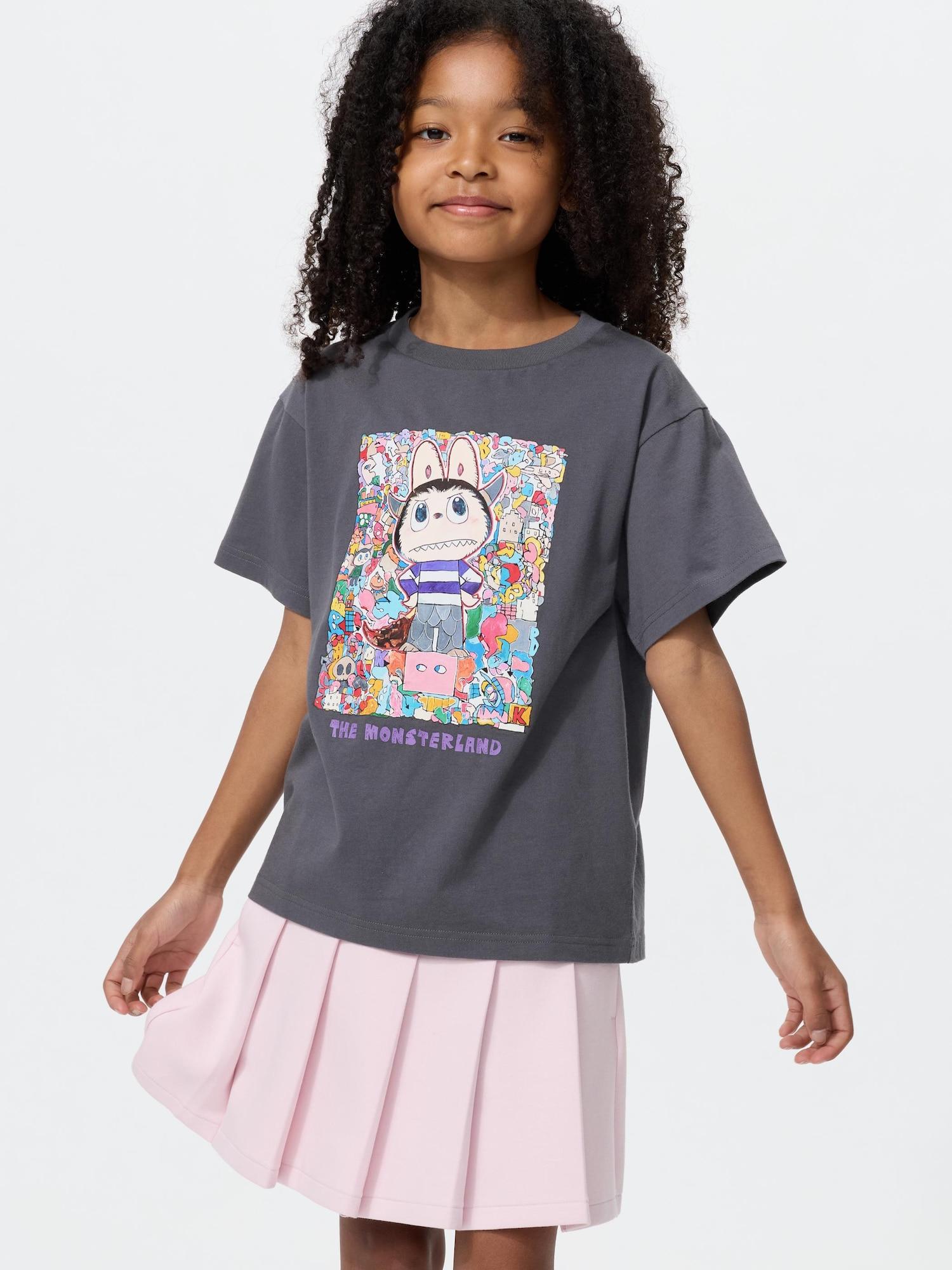 

Uniqlo Japan Girls Pop Mart Ut 08 DARK GRAY/160