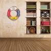 1Pcs Hanging Lifebuoy Mediterranean Style Decoration 30Cm Red Yellow Door Sign for Cafe Restaurant Bar Festival Decoration