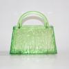 New Rectangular Clutch Bag Candy Color Evening Acrylic Transparent Fluorescent Green Fashion Luxury Brand Handbags Women Purse
