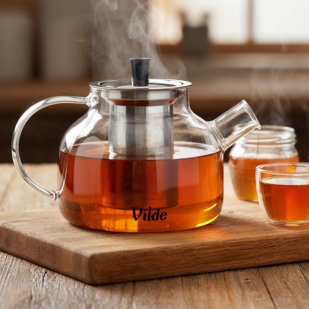 Heat-resistant Glass Teapot with Infuser 730 Ml