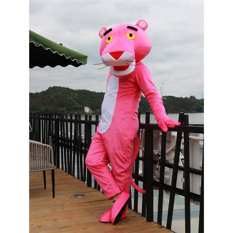 Μασκότ Ροζ Πάνθηρα και στολή Cosplay