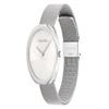 CALVIN KLEIN / watch quartz movement stainless steel strap 36.6mm silver dial women's watch fluctuating style fashionable waterproof 25200245-gj