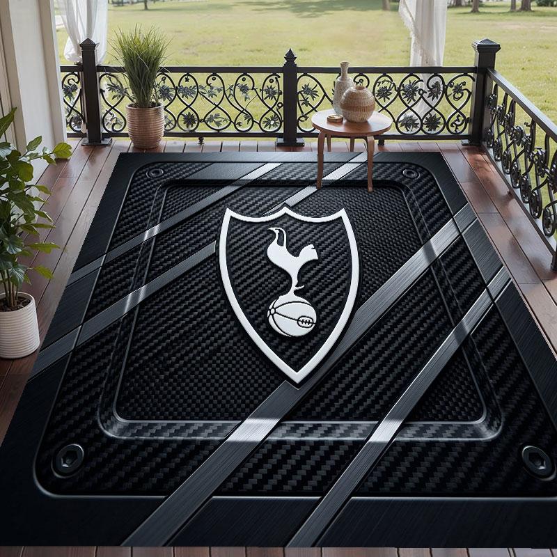 Měkký koberec na podlahu s motivem Tottenham Hotspur, kusový koberec, dekorativní podložka pro dekoraci domácího pokoje