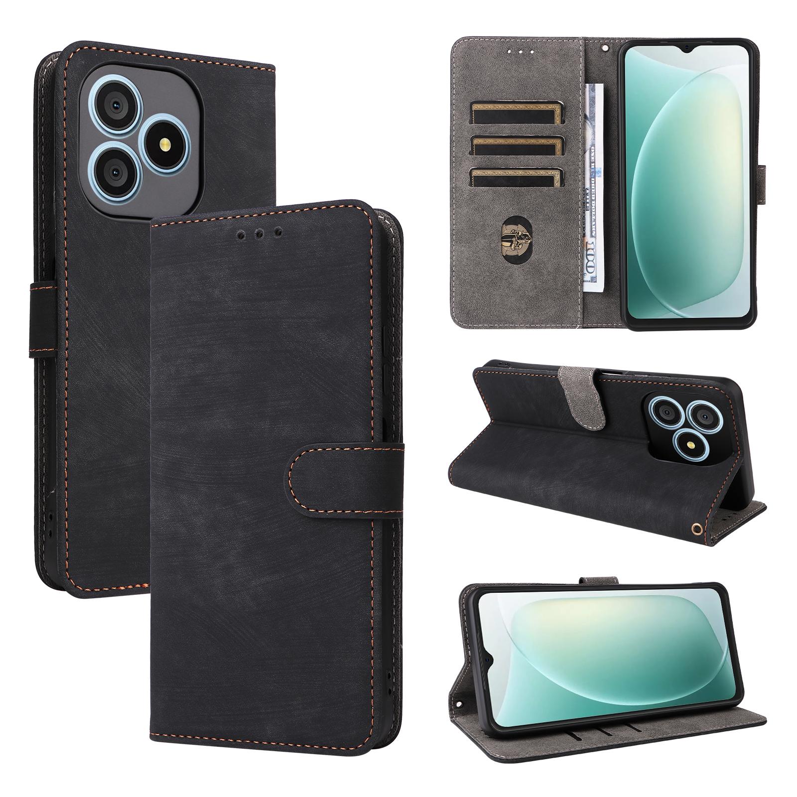

Чохол-книжка для Blackview Wave 9C зі Шкіри PU, Захист всього корпусу [Блокування RFID], Чохол-гаманець for Blackview Wave 9C чорний