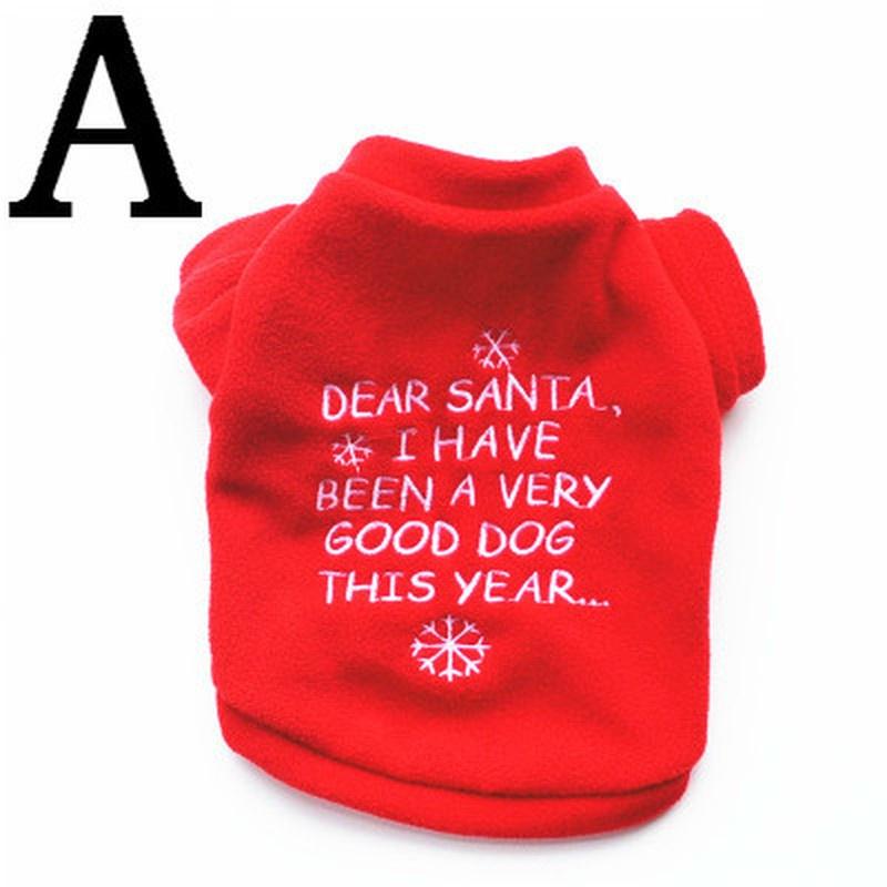 Christmas Pet Sweatshirt Costume Puppy Dog Winter Cute Durable Clothing Pet Xmas Decoration