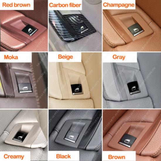 Car Door Window Switch Panel Cover For BMW 520i 523i 525i 528i 535i 2010 - 2017