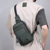 Bolso Cruzado de Color Sólido para Hombre Bolso de Hombro Oxford Bolso de Pecho de Gran Capacidad