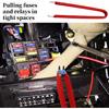 Relay Puller Pliers, Fuse Puller Pliers, 4-Pack Automotive Relay Fuse Puller Tool, FMM Fuses Puller Tool, Vehicles Battery Terminal Remover