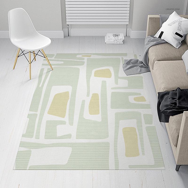 Stain-Resistant, Easy-Care Wabi-Sabi Crystal Velvet Living Room Carpet