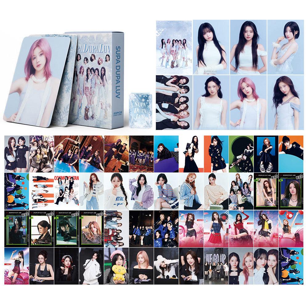 55 шт. BABYMONSTER Supa Dupa Luv Коллекция LOMO-карточек