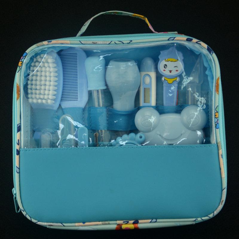 Baby-Pflege-Werkzeug-Set Säuglings-Nagelknipser Kinder Hygiene-Pflege Thermometer Schere Nagelfeile Neugeborenes Baby Maniküre-Set Pflege-Set