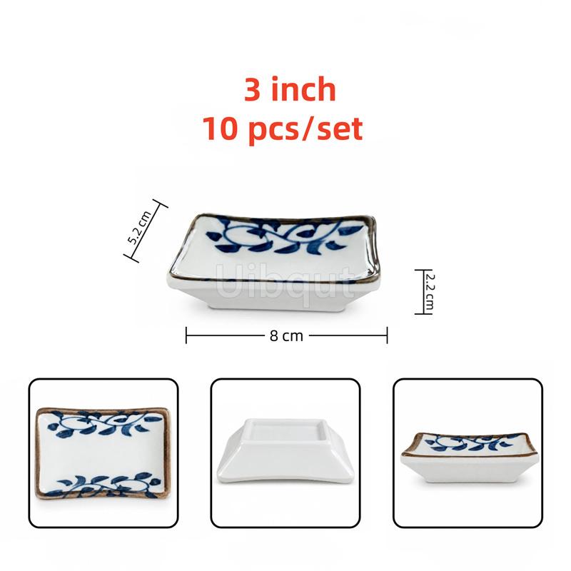 Melamine plastic Japanese style seasoning sauce small dish dipping Sushi soy sauce pepper wasabi Mustard dish oil vinegar plate
