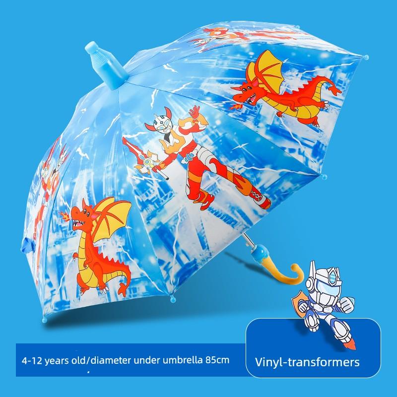 Children's Umbrella with Waterproof Cover, Vinyl Sun Protection, Automatic Sunshade Umbrella for Kindergarten and Primary School Students, Rain or