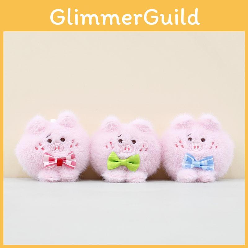 Doll Pig Plush Bow Decorative Keyring Bag Accessories Stuffed Keychain Gift Kids