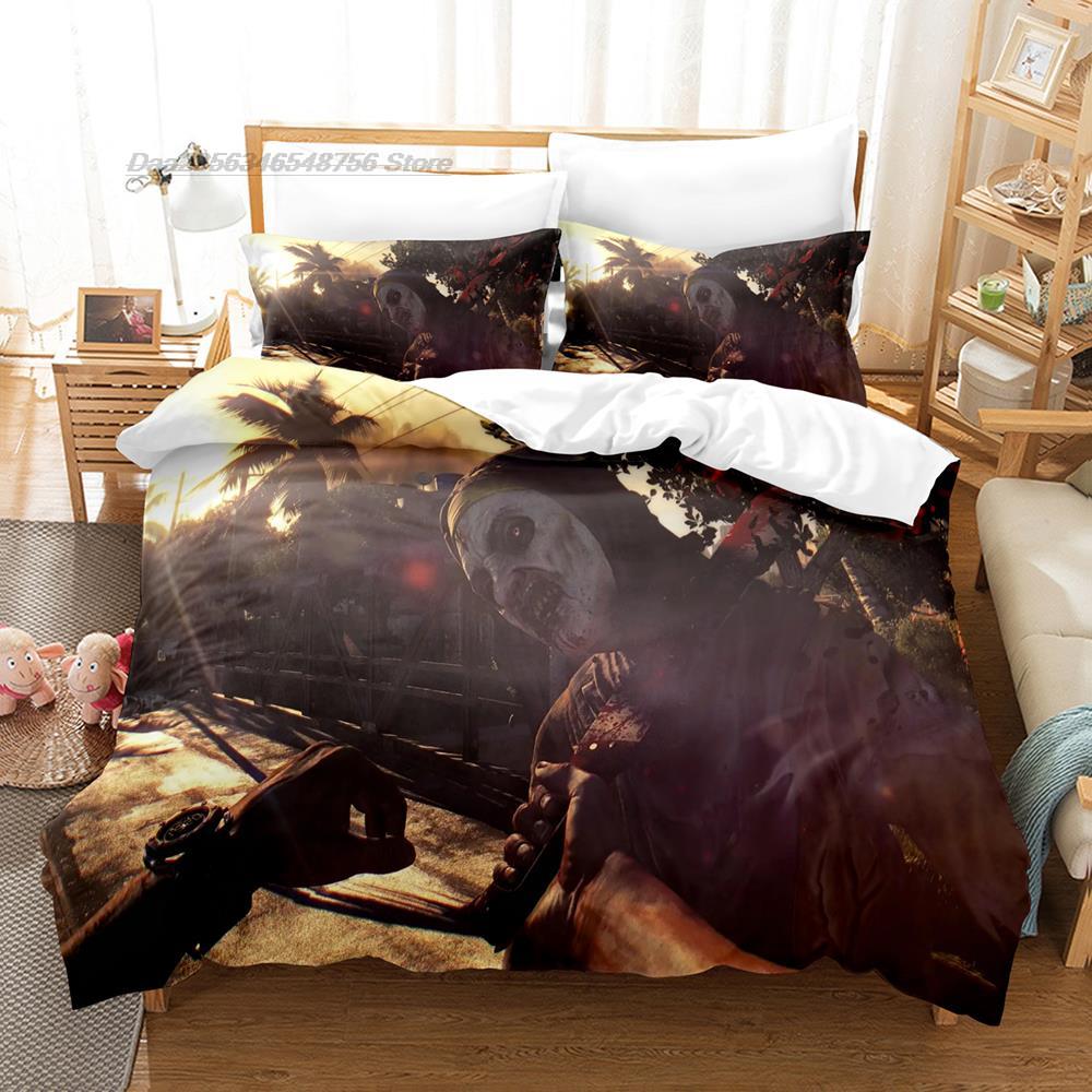 

Dying Light 2 Bedding Set Single Twin Full Queen King Size Bed Set Aldult Kid Bedroom Duvetcover Sets 3D Print Game Anime EU Single(135*200cm)3pcs