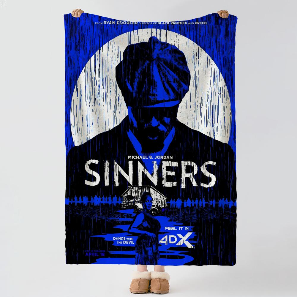 Film S-Sinners-S Dicker Komfort Flanell-Steppdecke, Vielseitig einsetzbar Innen Außen Tägliches Nickerchen