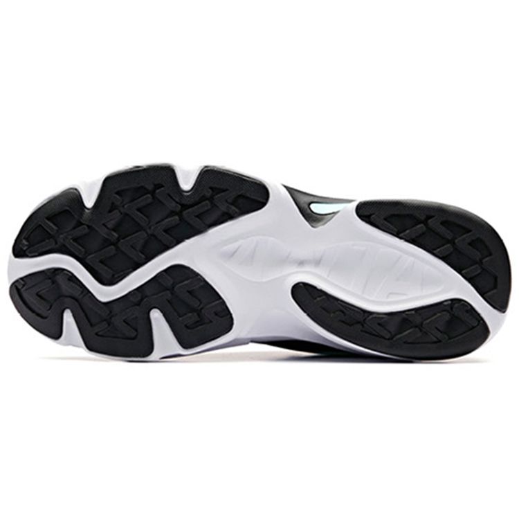 Anta Vintage Casual Dad Shoes Women Sneakers Black Green 12838808R-5