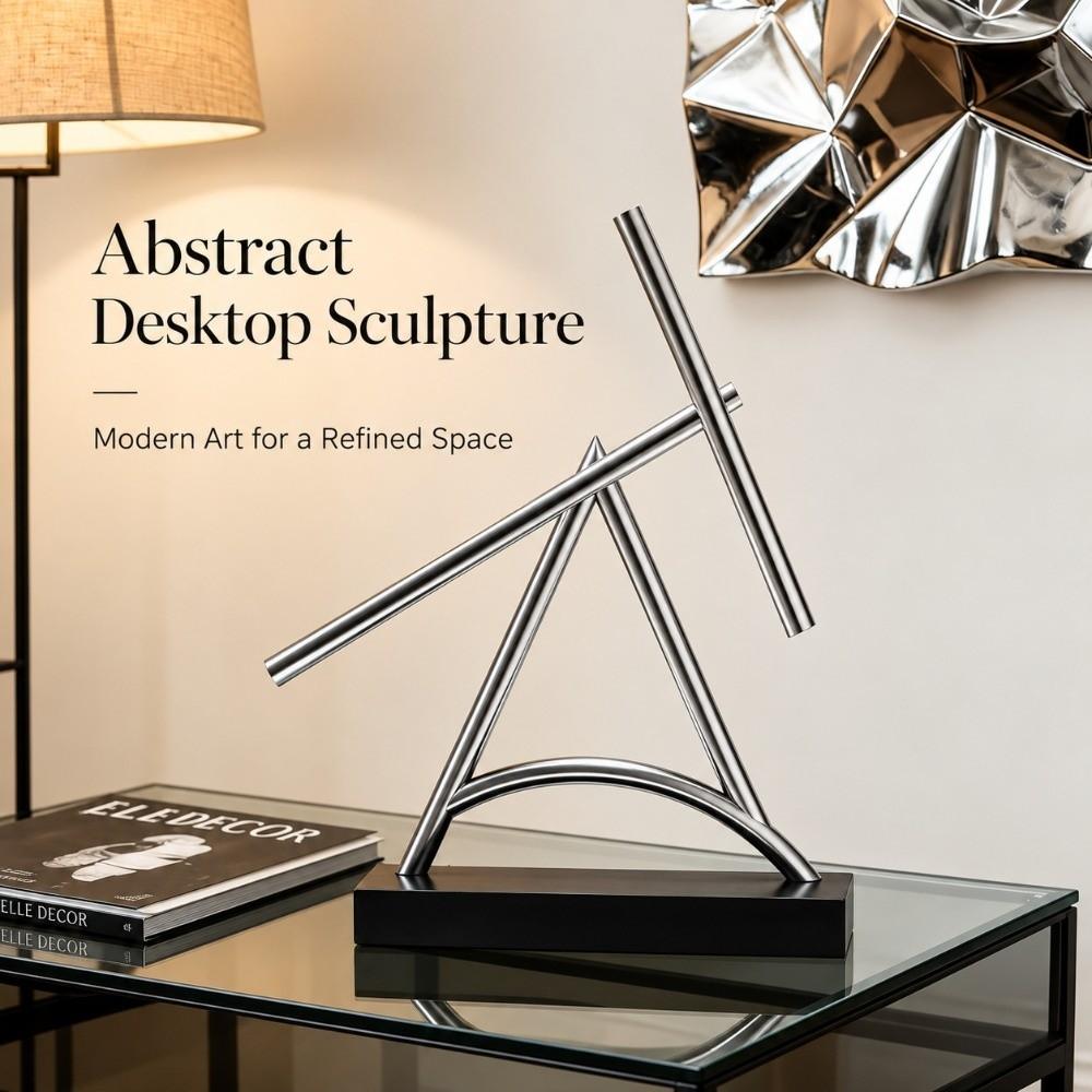 Rotierende Struktur Chaos Pendel Metall Balance Skulptur Perpetual Motion Ornament Büro Dekoration