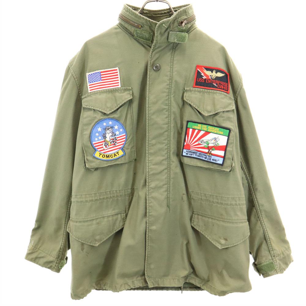 

Армия США 70-х годов DLA Винтажная военная куртка M-65 M оливковая Полевая куртка Мужская Б/У