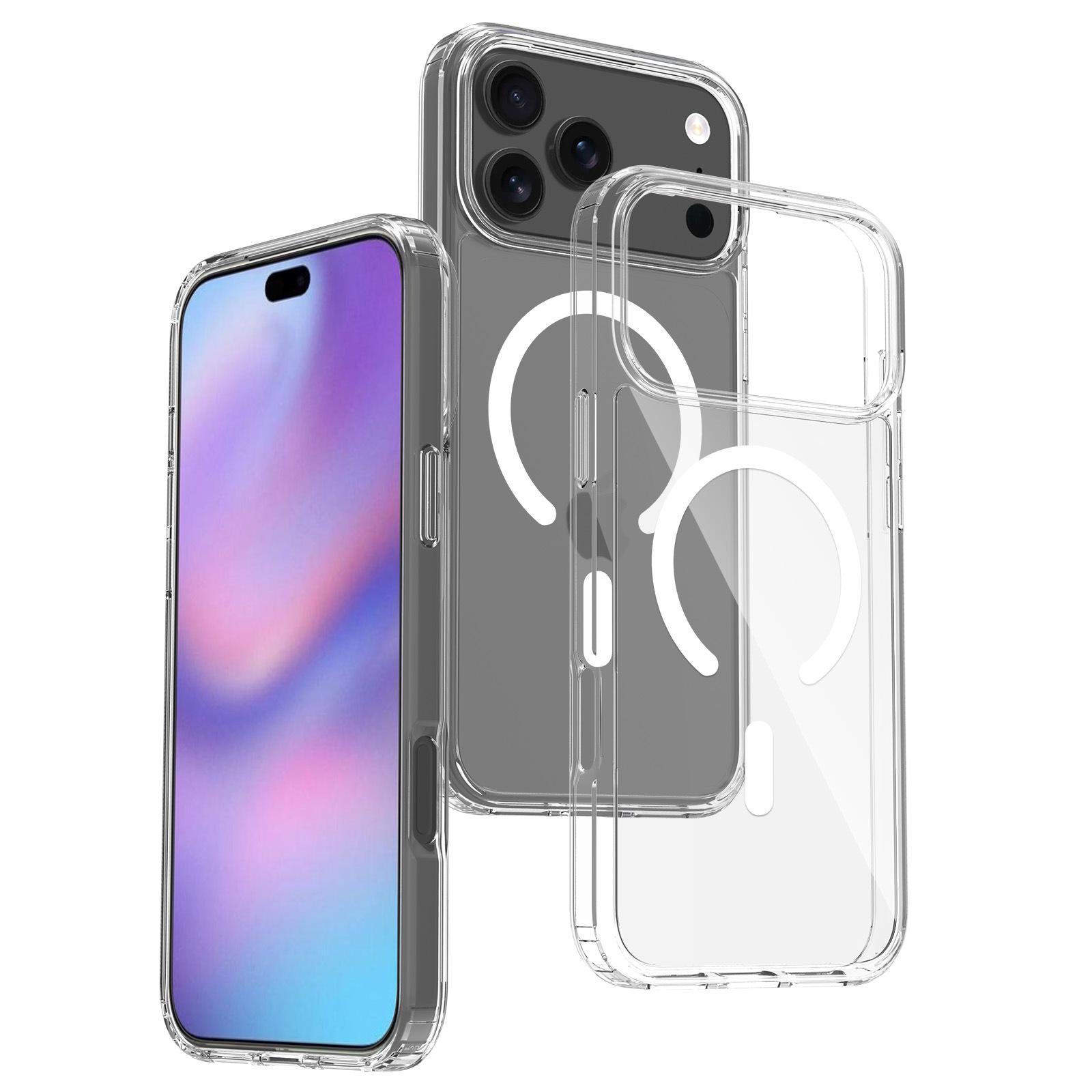 iPhone11Promax transparent N11 magnetic mobile phone case large hole 11E Apple 11 anti-drop protective case iPhone17