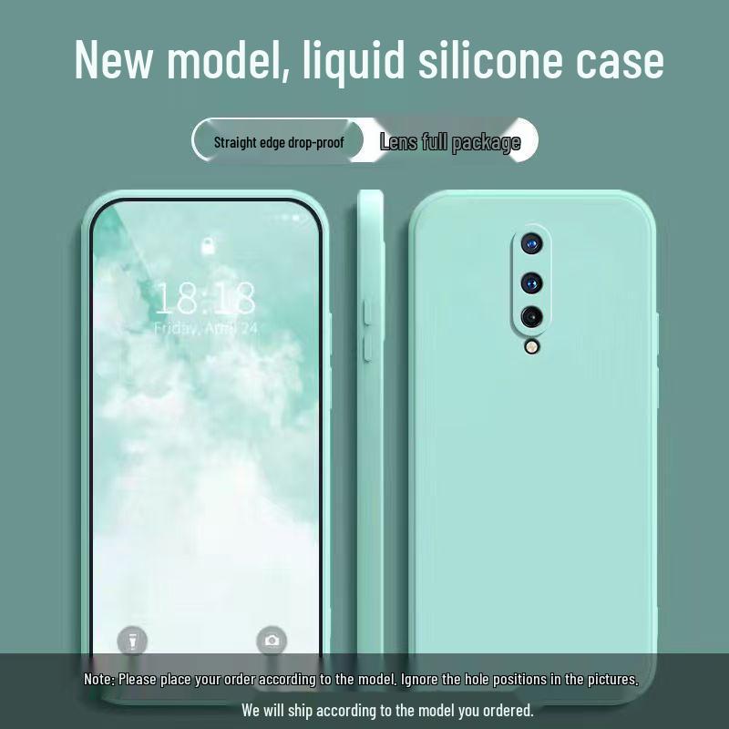 OnePlus 8 Liquid Silicone Case: Solid Color, Full Coverage, Drop Protection, Skin-Friendly, Simple Style