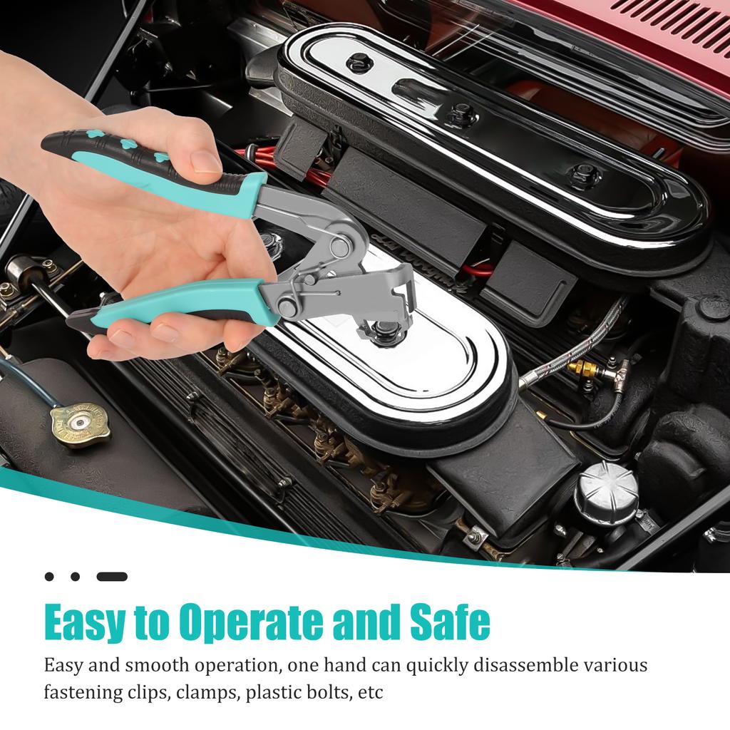 Car Clip Pliers and Pry Bar Tool Automotive Snap Pliers Multifunctional Clip Removal Tool Car Door Panel Dashboard Repair Kit