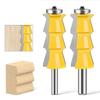 Shutter Armrest Router Bit Engraving Machine Cutter Head Woodworking Milling Cutter Woodworking Tools 8mm 12mm 1/2inch Shank