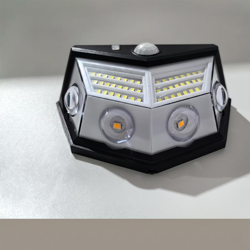 Multifunctional Solar Lamp Outdoor Garden Decoration Solar LED Light Waterproof Sunlight Powered Spotlight with Motion Sensor