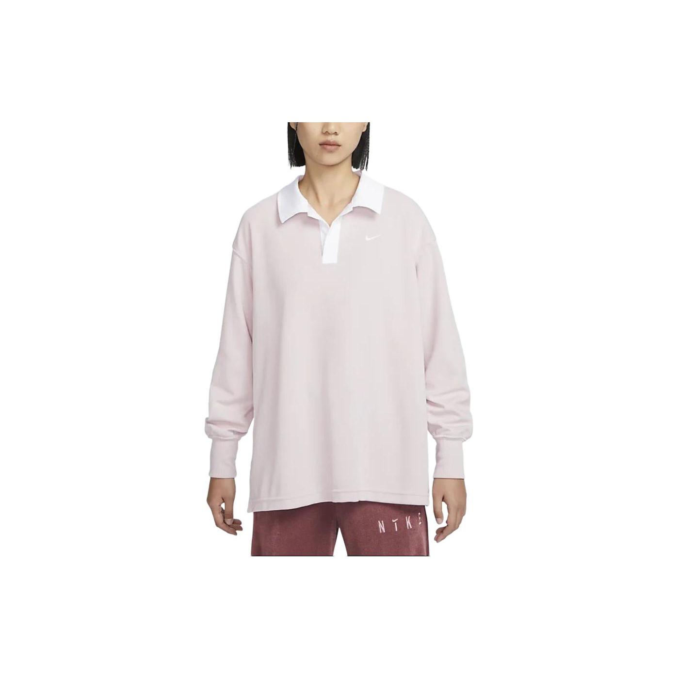 

New Nike Sportswear Essentials Series T Shirt Women s Gray Purple FB8721-019 M