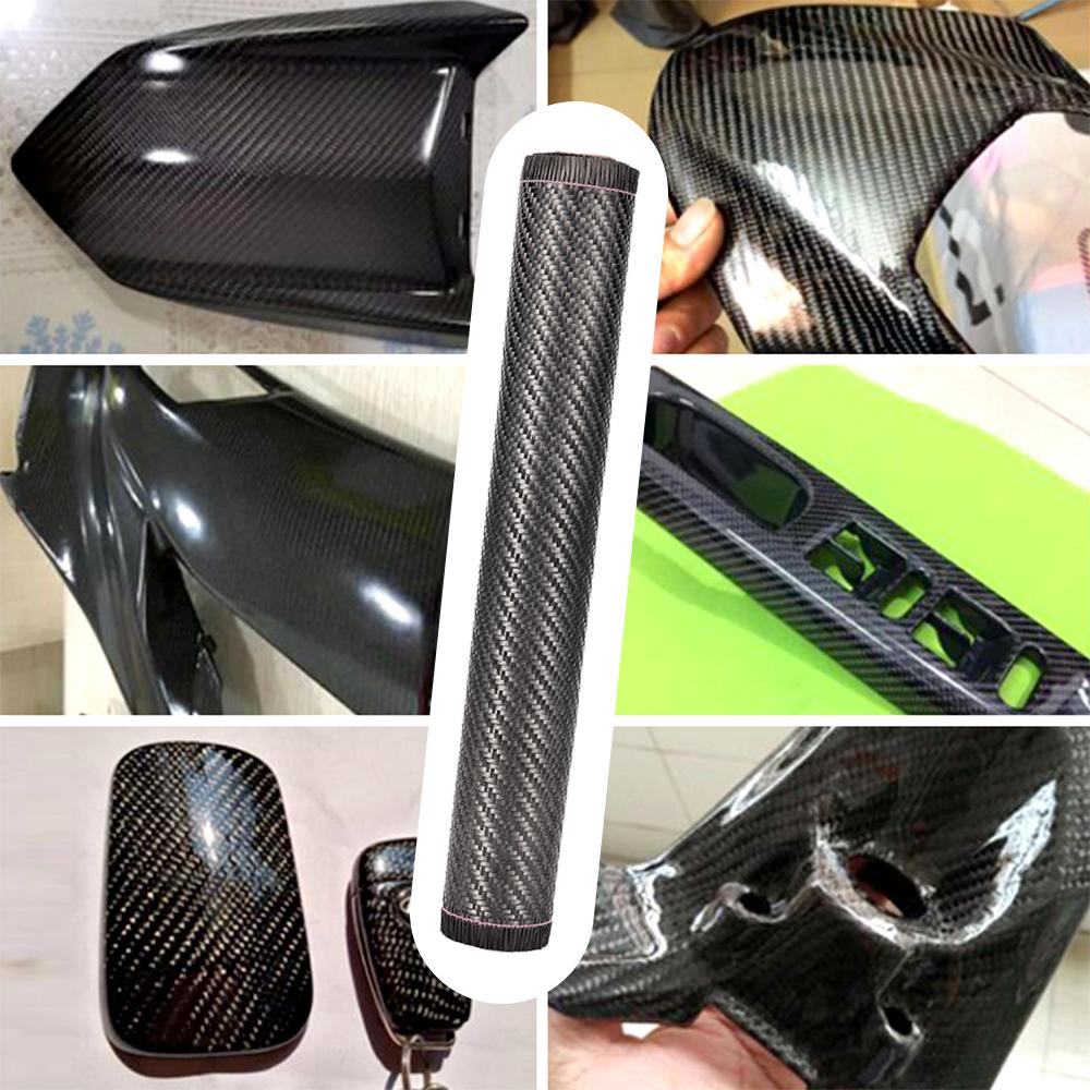 60/100/150/300cm 3K 200gsm 0.2mm Thickness 30/50cm Wide Plain Carbon Fiber Cloth Fabric For Commercial Car Part Sport Equipment