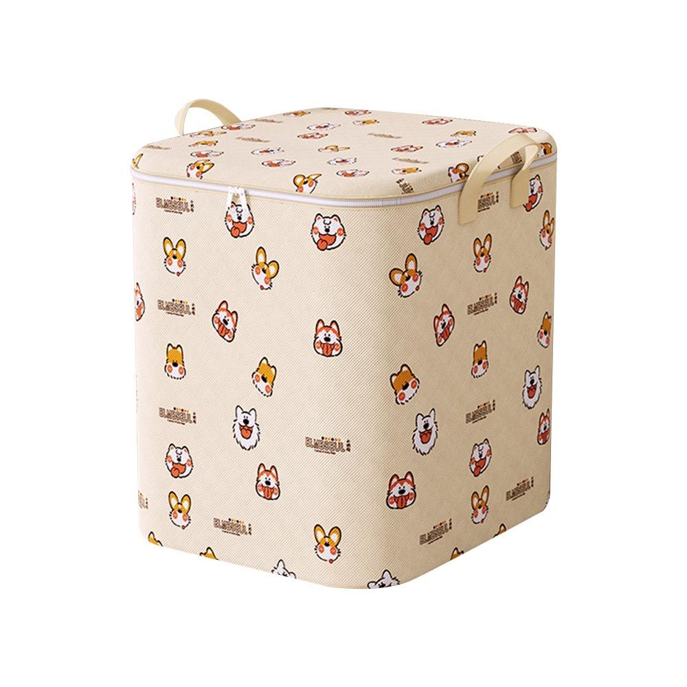 

Пылезащитная складная сумка для хранения с ручками, контейнеры для хранения одежды для органайзера в шкафу 80L