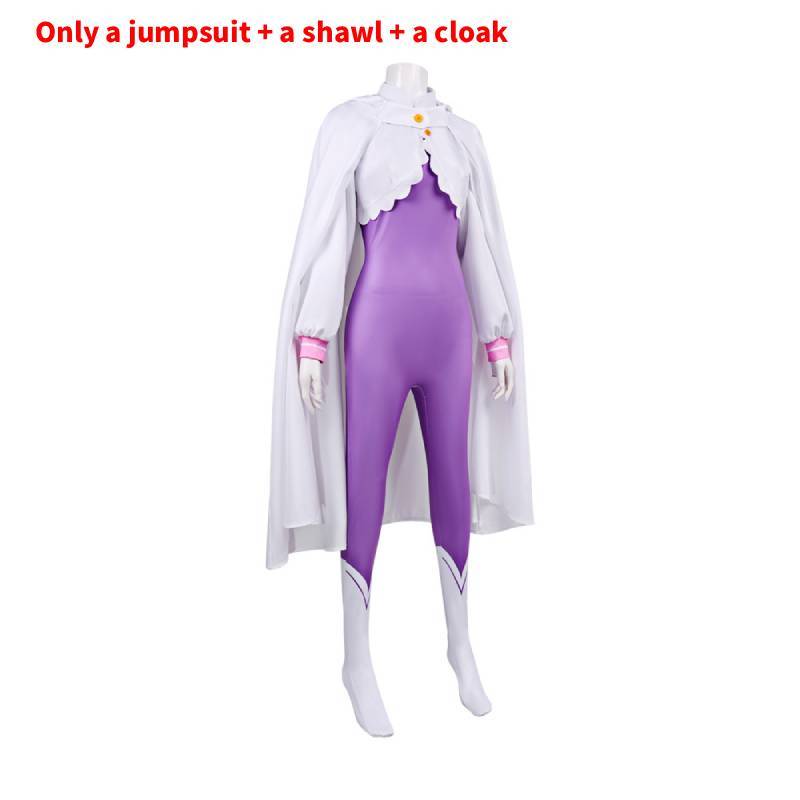 Re Zero Starting Life In Another World Emilia Cosplay Costume With Polyester Fabric For Anime Conventions XS