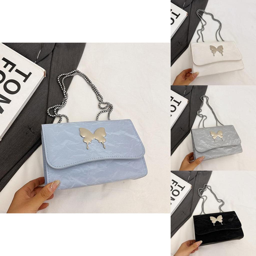Minimalist Pu Butterfly Knot Crossbody Bag For Daily Casual Wear