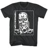 Terminator Machine Skull Black Heather Adult TShirt Unisex T-Shirt