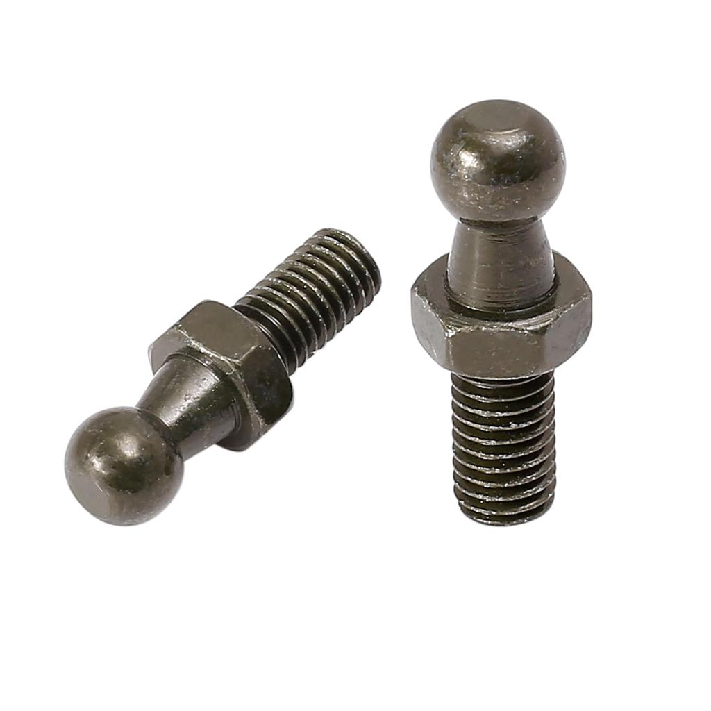 X AUTOHAUX Gas Strut Ball Stud Ball Stud Bolts Ball Bolts 10mm M8x15mm Black for Gas Strut Shock 4 Sets