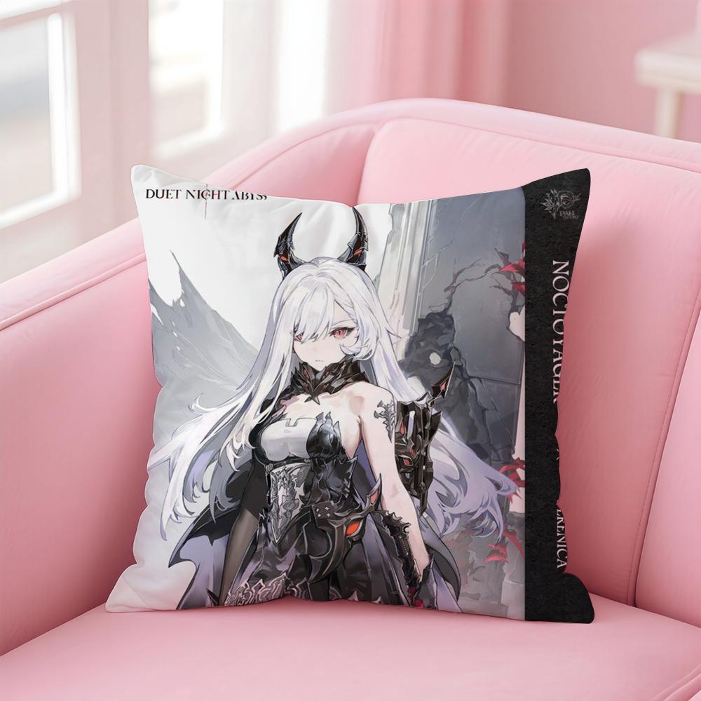 D-Duet N-Night A-Abyss Cushion Cover Comfortable Reversible Pillow Cover Ideal for Car Sofa Bedroom & Beyond 12x12Inch