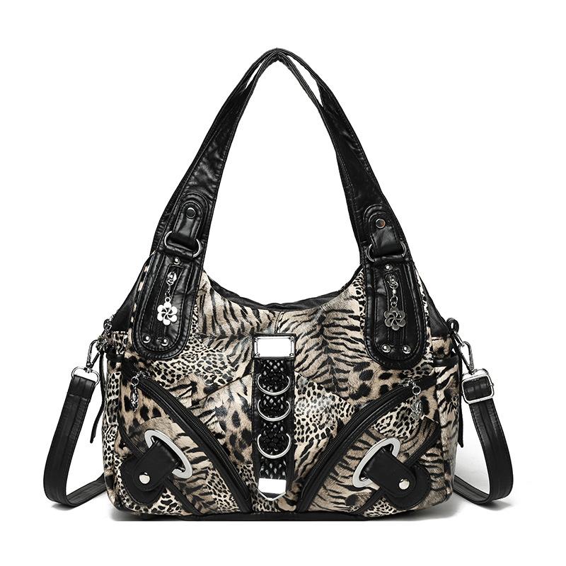 Mother Bag Leopard Print Tote Bag Women's Shoulder Bag
