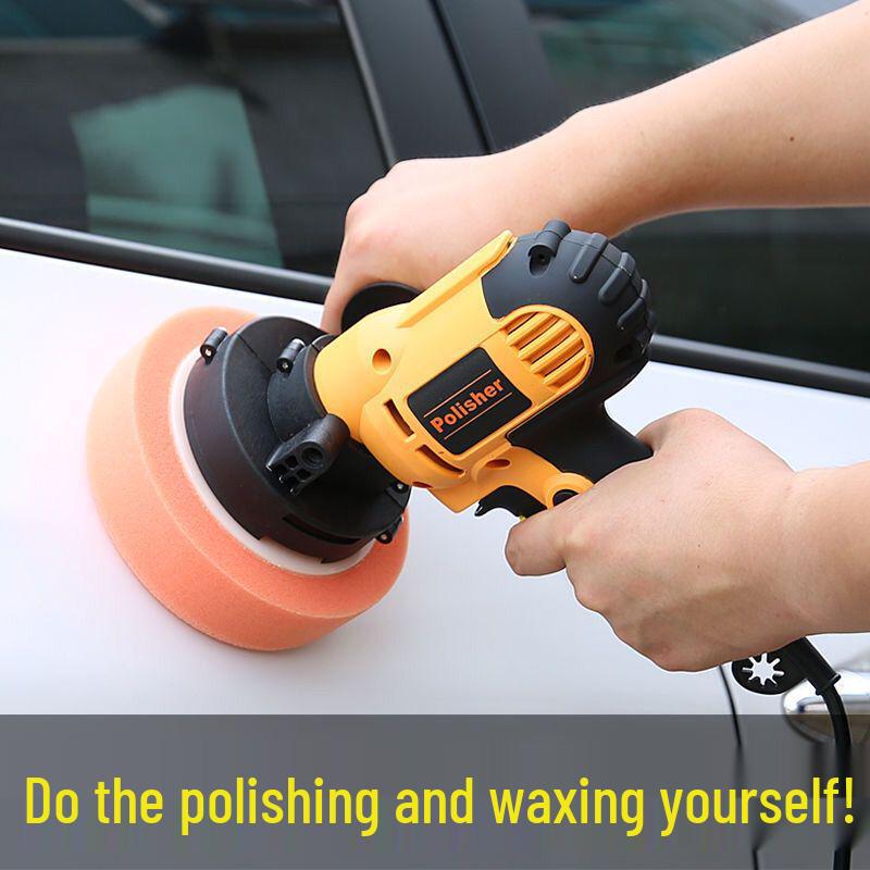 220V Car Polisher & Scratch Remover Set - Waxing, Glazing, Polishing, Grinding Tool for Home Use