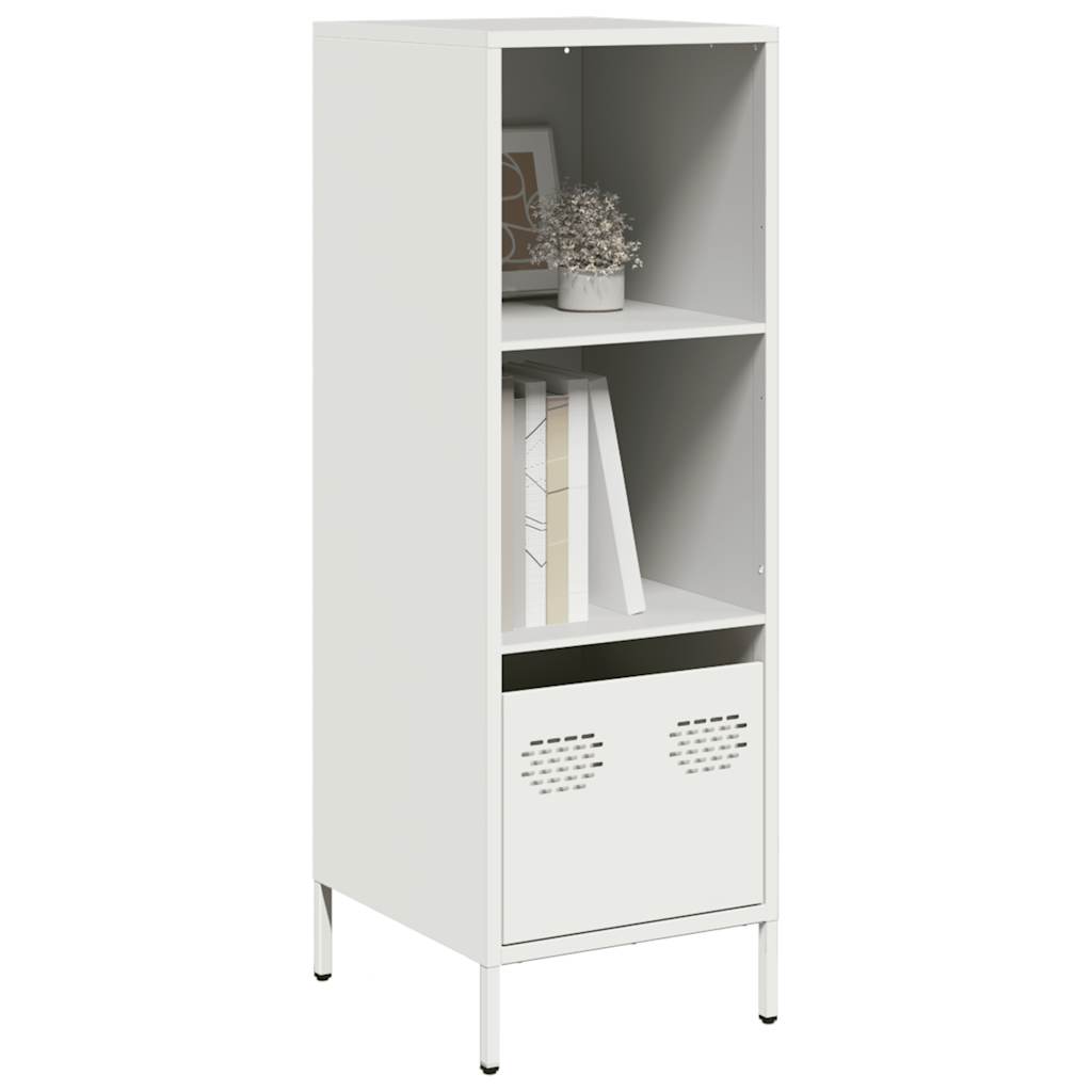 Highboard White 35x39x103.5 Cm Steel