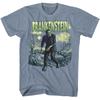 Universal Monsters filmer Frankenstein Nattlig trav Långärmad T-shirt för män Unisex T-shirt