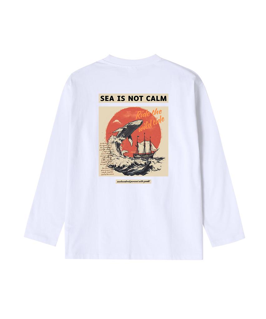 OHP Ohpxgoodd Bwhale Basic Long Sleeve T-Shirt