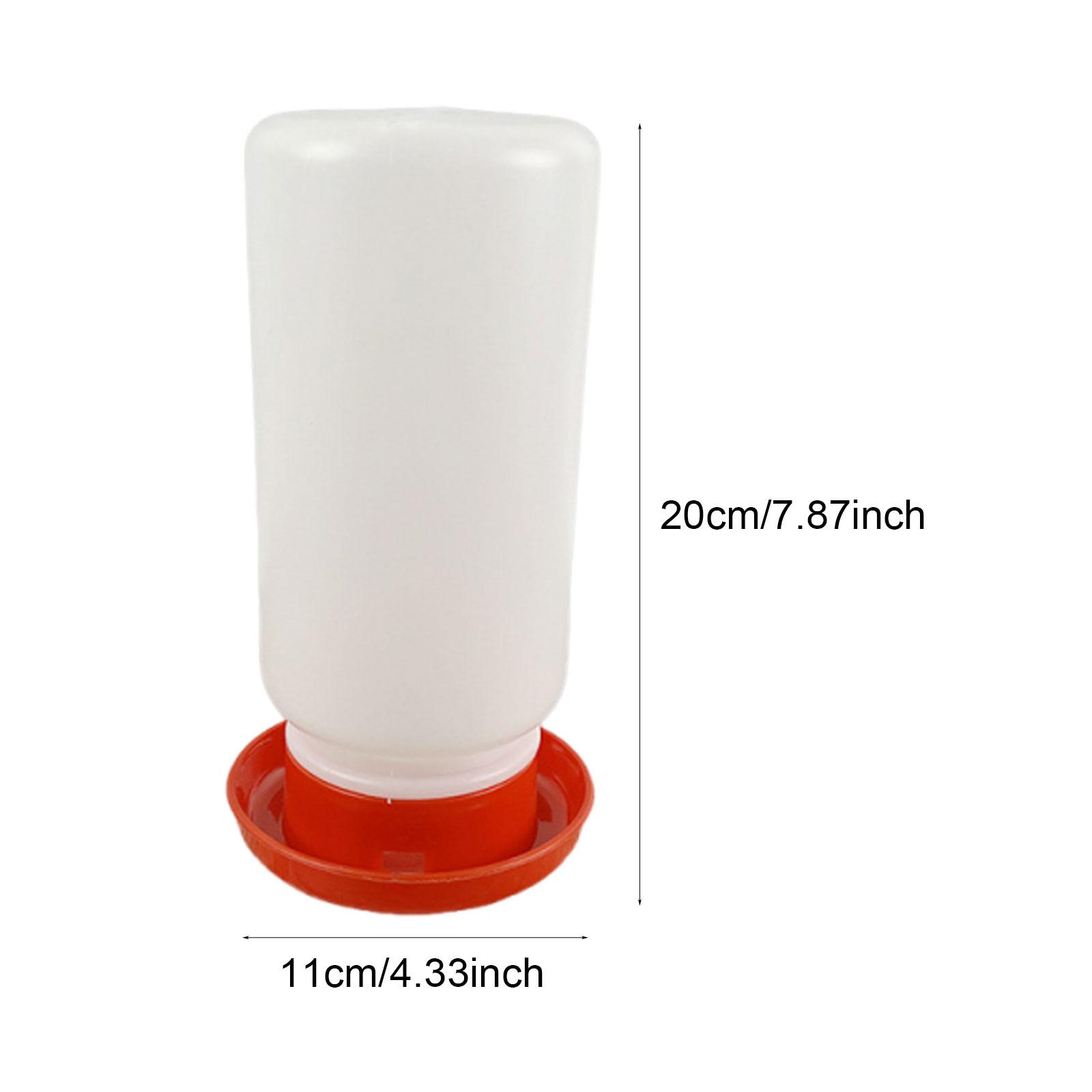 

Large Capacity Poultry Feeder Drinker Portable Quail Chicken Feeding Container for Farm Animal Feeding Supplies