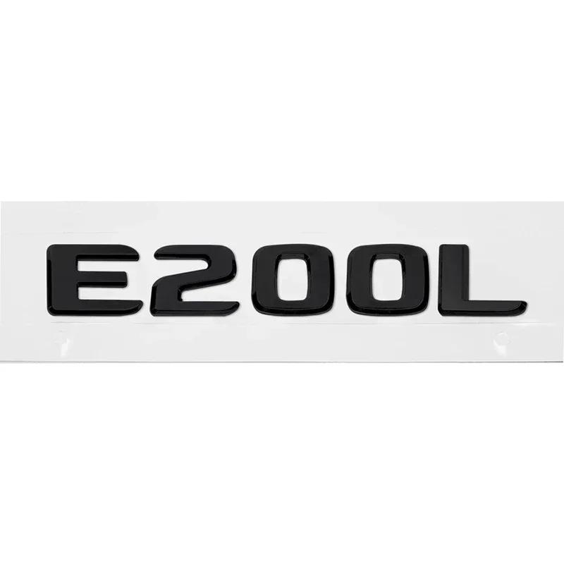 3D Letters Car Tail Emblem Rear Trunk Sticker Badge for Mercedes Benz E200L E260L E300 E320L E320 E350L E350 E500 E550 E Class