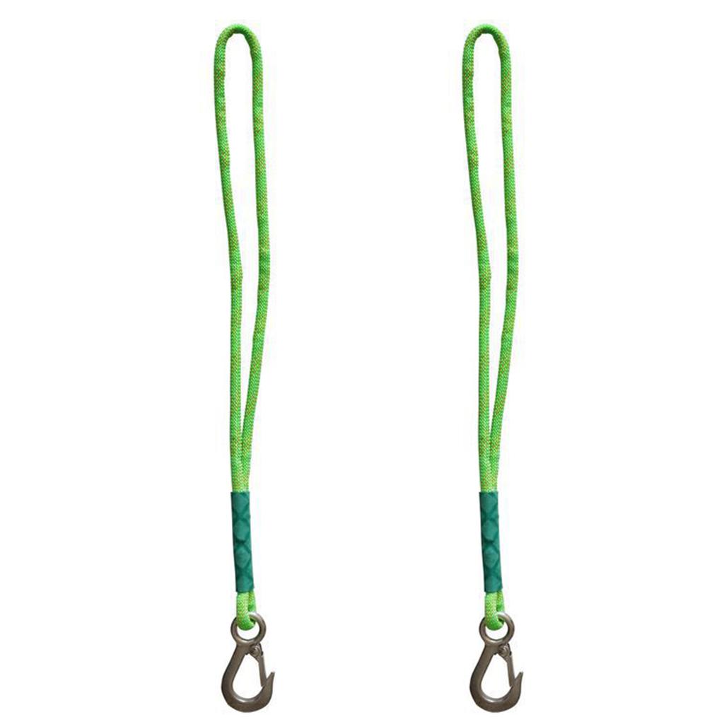 Heavy Duty Nylon Sling with Metal Hook - Wear-resistant - Suitable for Outdoor Hammocks, Tree Swings, and Patio Chairs
