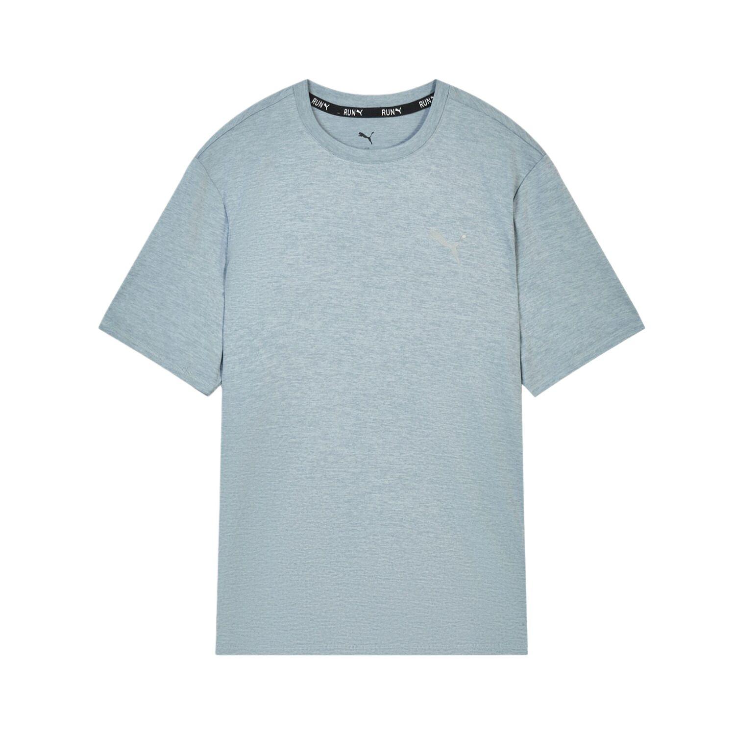 Puma Drycell Heather Pullover Animal Pattern Running Sports Short Sleeve Quick Dry T-Shirt Men Tops 529347-09 S
