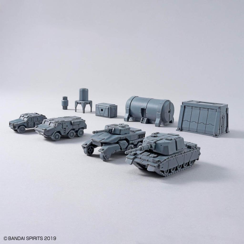 Option Parts Set 24 Scale Plastic Model Kit [30MM] (Multi-Object 1) 1/144 Pre-colored